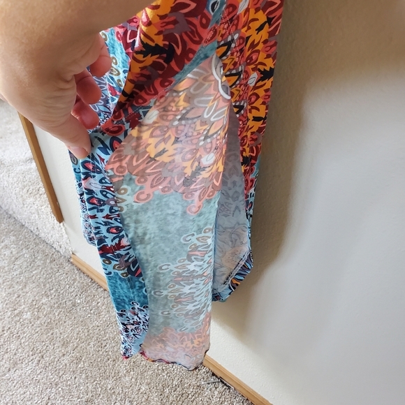 NWT Grecerelle Womens Floral Maxi Dress. SIZE L - Picture 4 of 6